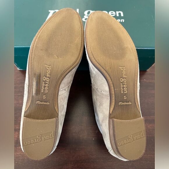 Paul Green EUC Handmade  7,5 US/5 UK/ 38Europe  Suede chukka  Boots Lace up - Picture 8 of 16